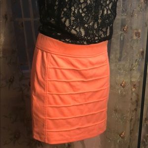 Charlotte Russe orange skirt